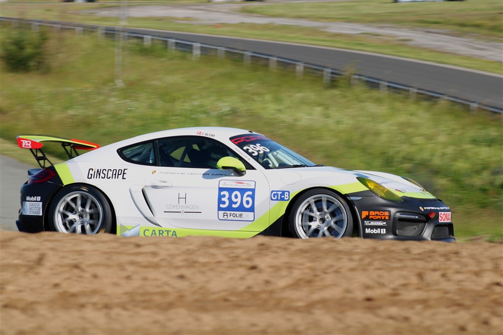 Jesper Blom blev den mest pointscorende kører på Ring Djursland i GT-B. Kan han gentage den bedrift i denne weekend?
(Foto: JJ Media)